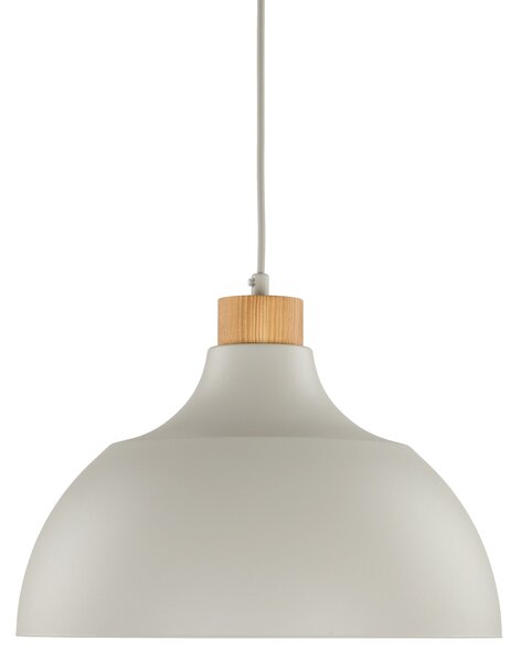 Béžový závesný luster Cap pre žiarovku E27 – LED lustre a svietidlá > Lustre