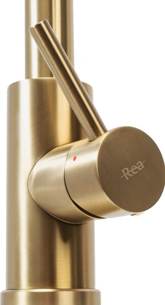 Rea Fresh, stojanková drezová batéria, zlatá matná, REA-B9148