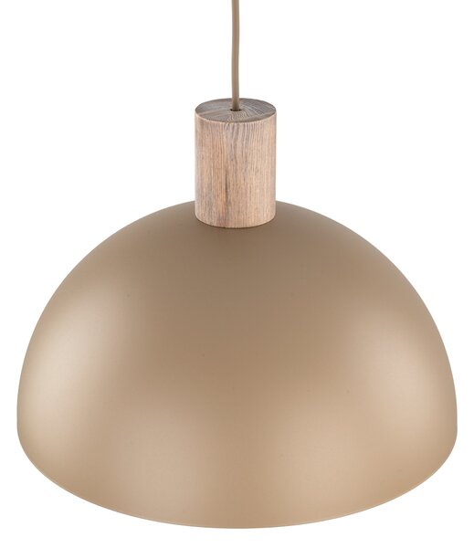 Béžový závesný luster Oslo pre žiarovku E27 – LED lustre a svietidlá > Lustre