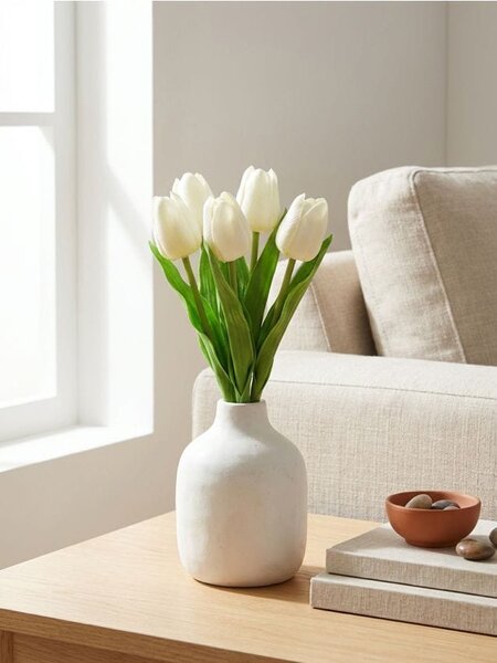 Sinsay - Okrasná rastlina – tulipány - krémová
