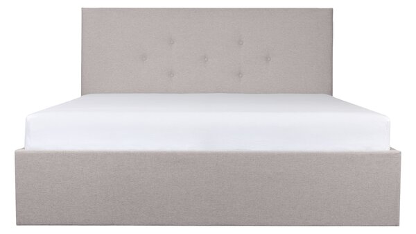 Wilsondo Čalúnená manželská posteľ s úložným priestorom Zolly 160x200 - béžová