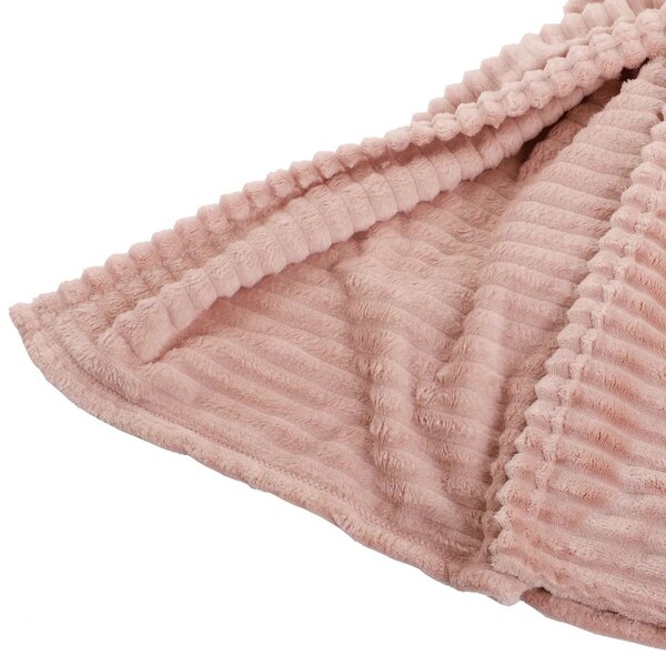 Růžový plyšový pléd Stockholm old pink - 150 * 200 cm - Collectione