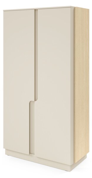 Šatníková skriňa Positano 103x195x52 - macadamia / dub mavelie