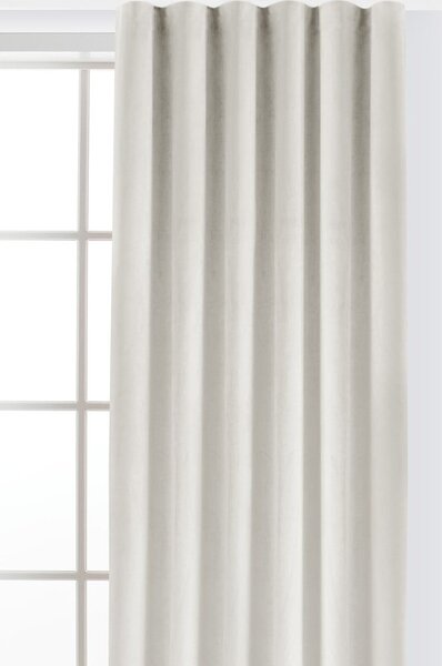 Krémový zamatový dimout záves 200x250 cm Velto – Filumi