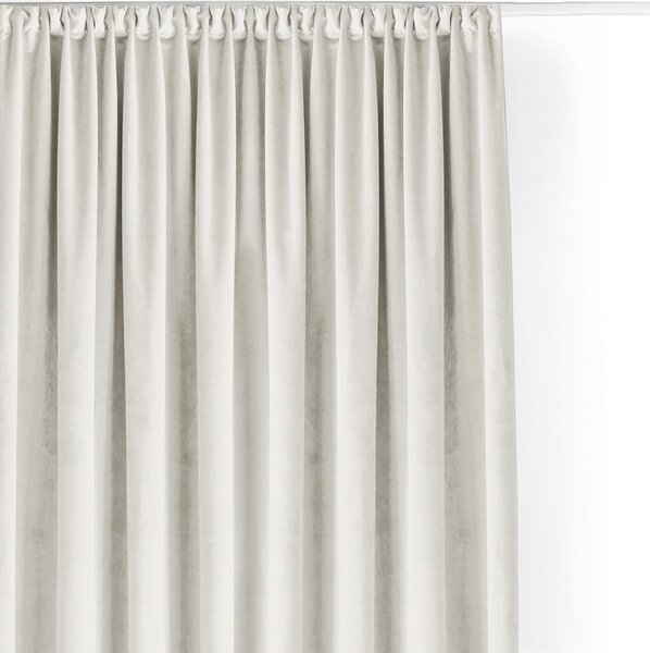 Krémový zamatový dimout záves 200x250 cm Velto – Filumi
