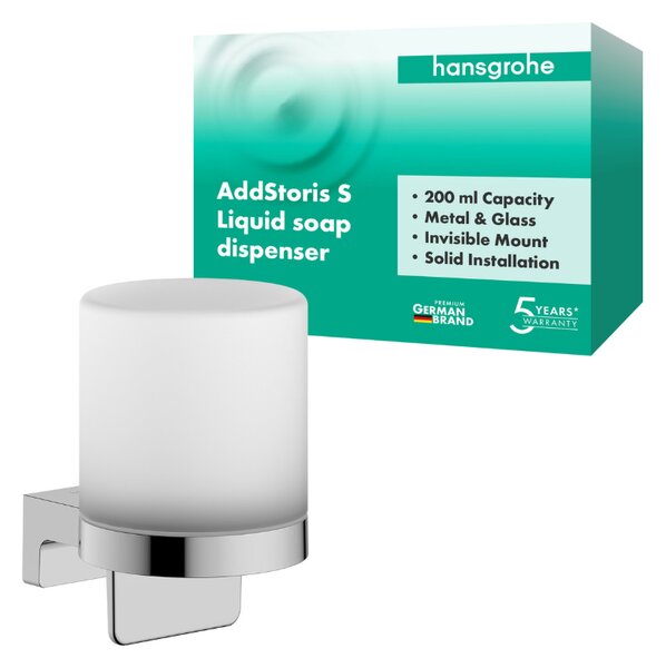 Hansgrohe AddStoris S - Dávkovač tekutého mydla, chróm 41765000