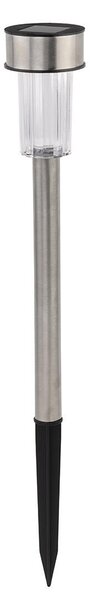 Solárna lampa priemer 4,7 cm h.36,5 cm, 1LED nerezová oceľ/PH