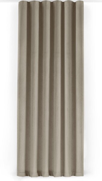 Béžový zamatový dimout záves 200x270 cm Velto – Filumi