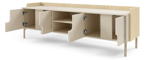 TV stolík Positano - macadamia / dub mavelie