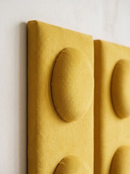 Sinsay - Čalúnené nástenné panely v tvare bloku 2 pack - žltá