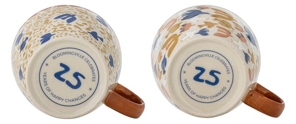 Šálky v súprave 2 ks z kameniny 300 ml Anniversary – Bloomingville