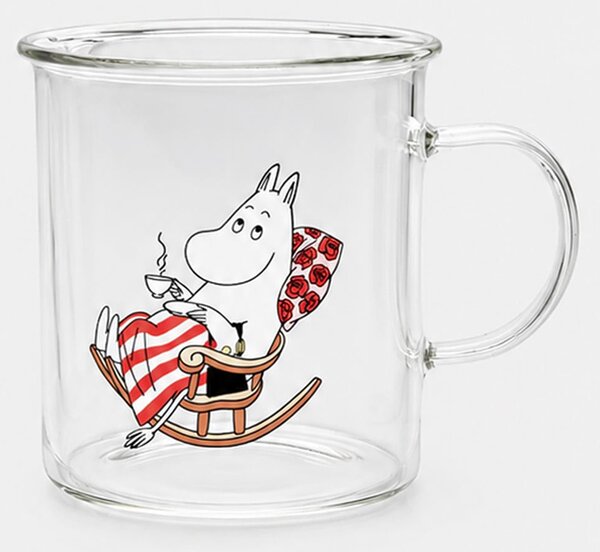 Sinsay - Sklenený hrnček s uchom The Moomins - viacfarebná