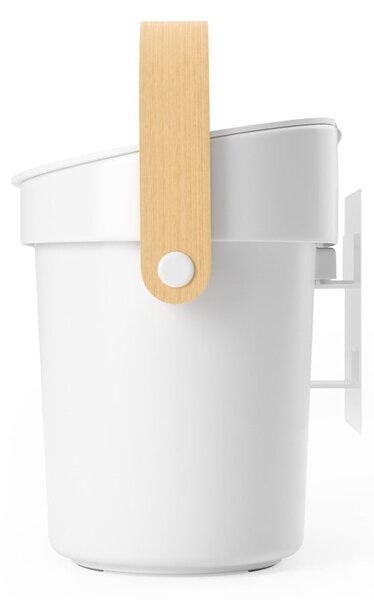 Biela nádoba na kompostovateľný odpad 4 l Bellwood – Umbra