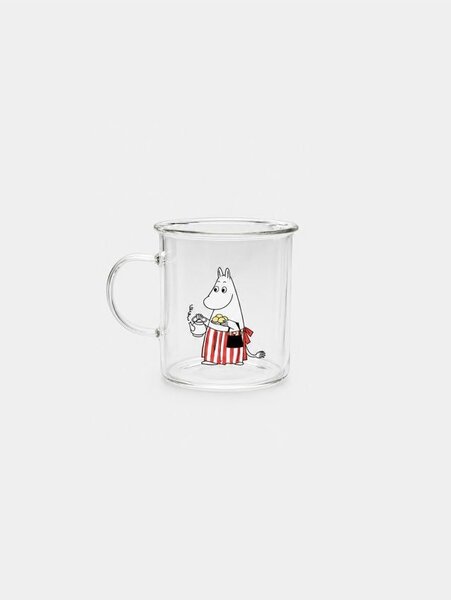 Sinsay - Sklenený hrnček s uchom The Moomins - viacfarebná