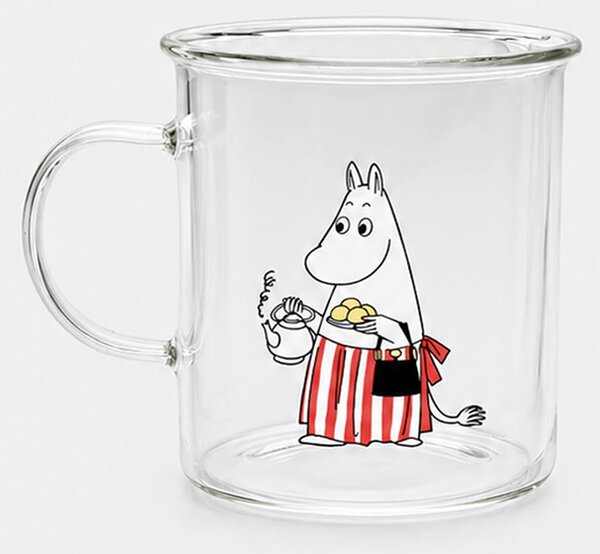 Sinsay - Sklenený hrnček s uchom The Moomins - viacfarebná