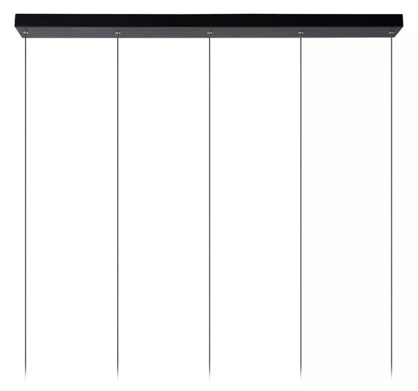 Lucide 24401/35/30 LED závesné stropné svietidlo Tubule 5x1,4W | 600 lm | 2700K - čierna
