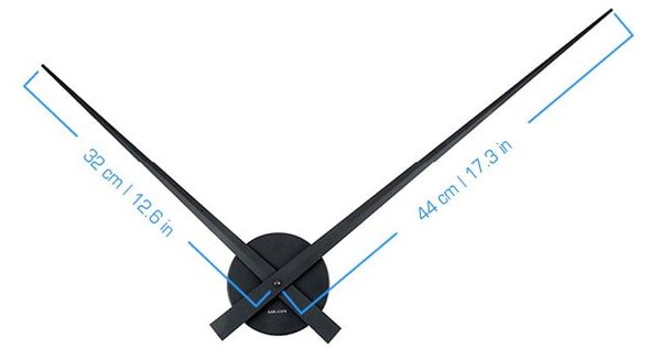 Nástenné hodiny ø 77,5 cm Little Big Time – Karlsson