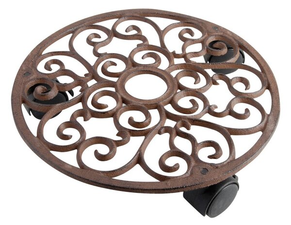 Kovový pojazdný podstavec pod kvetináč ø 29 cm – Esschert Design