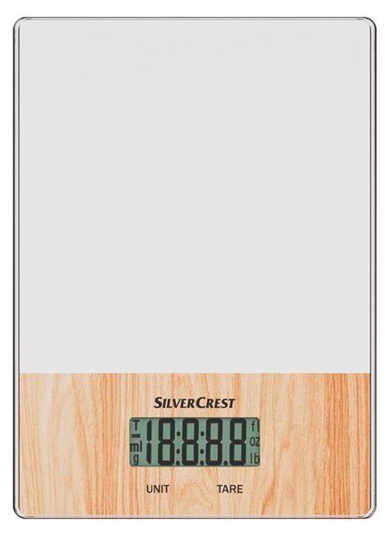 SILVERCREST® Digitálna kuchynská váha (biela) (100346105)