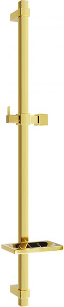 Mexen sprchová tyč DQ 80 cm s miskou na mydlo, bez batérie, zlatá, 79381-50