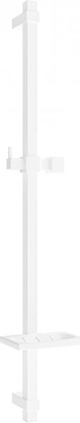Mexen DQ sprchová tyč s mydelničkou 80 cm, biela - 79381-20