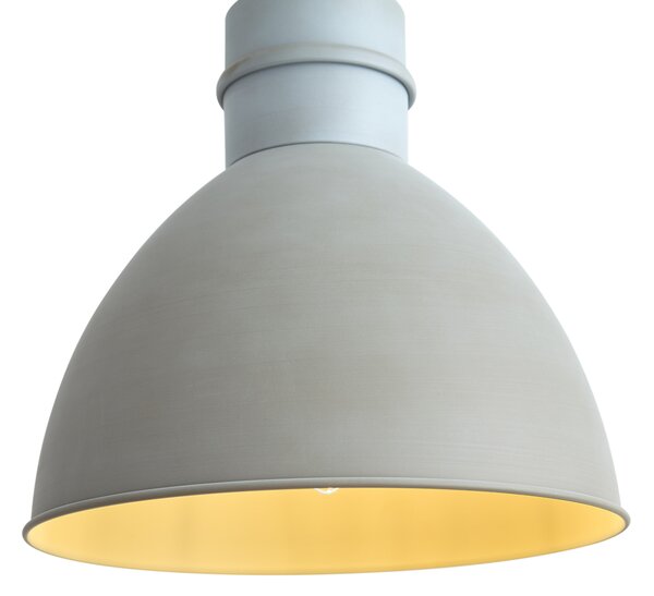 Vidiecka závesná lampa sivá - Dory
