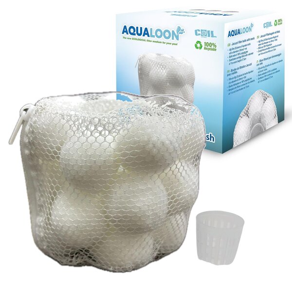 Filtračné guličky Lebula Aqualoon – náhrada za kazetové filtre do vírivky/spa