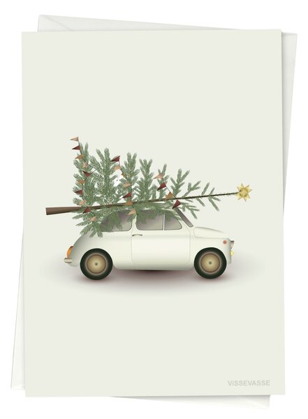 Vianočné prianie Christmas Tree & Little Car