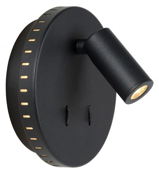 Lucide 79201/09/30 LED nástenná lampička Bentjer 1x6W + 1x3W | 3000K - s vypínačom