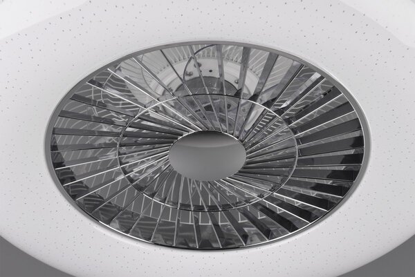 Trio R62402106 LED prisadený luster s ventilátorom Visby 1x40W | 3000-6000K - stmievateľný, s diaľkovým ovládačom