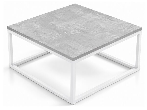Konferenčný stolík Belten - biela/sivá