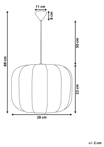 Závesná lampa biela nylon látkové tienidlo osvetlenie moderný štýl obývacia izba