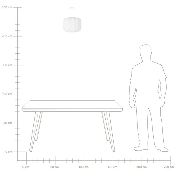 Závesná lampa biela nylon látkové tienidlo osvetlenie moderný štýl obývacia izba