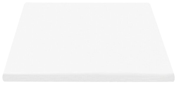 Vrchný matrac biela PU pena polyesterový poťah 120 x 200 cm topper podložka na posteľ spálňa