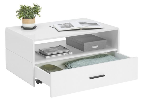 KONFERENČNÝ STOLÍK, biela, kompozitné drevo, 93,2/42,7/60,2 cm Hom`in - Stolíky do obývačky