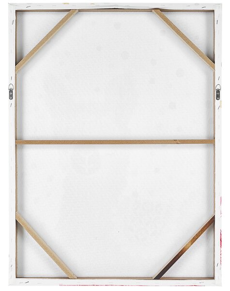 Obraz na plátne ružový polyester 60 x 80 cm lama umelecká tlač na stenu do detskej izby