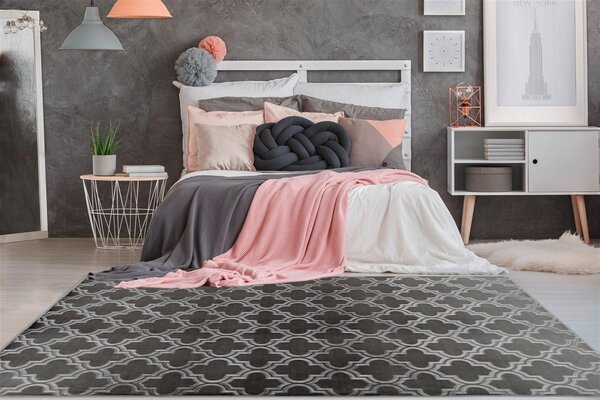 PLOCHO TKANÝ KOBEREC, 120/170 cm antracitová - Online Only bytové doplnky, Online Only