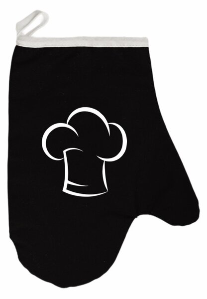 Kuchynská rukavica Chef EMI, čierna