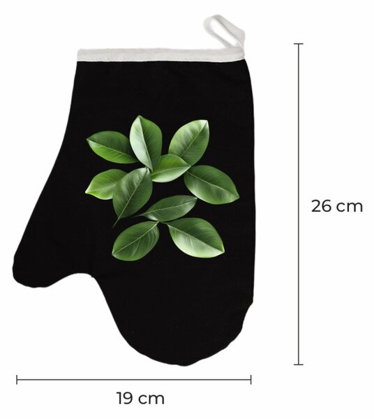 Kuchynská rukavica Greensy EMI, čierna