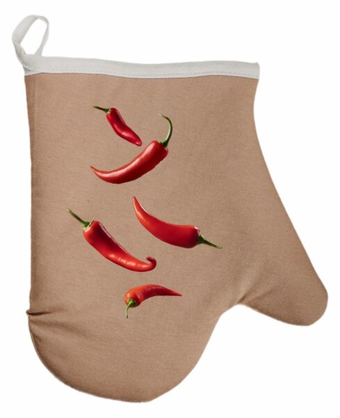 Kuchynská rukavica Spicy EMI, hnedá
