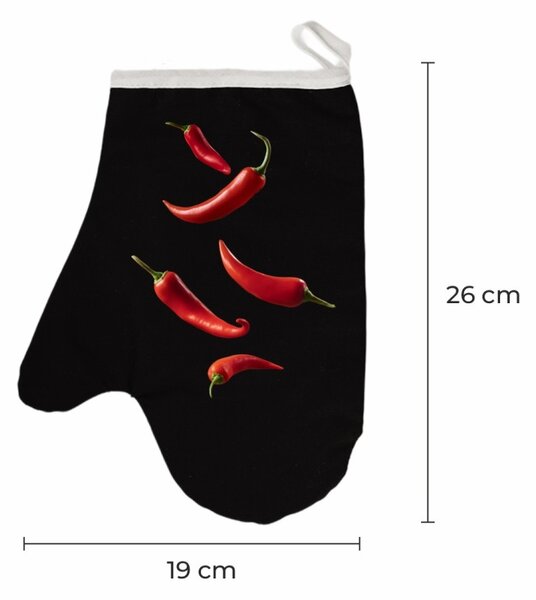 Kuchynská rukavica Spicy EMI, hnedá
