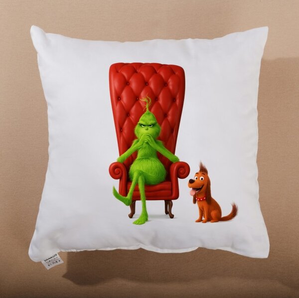 Vianočný vankúš Grinch 40x40 cm EMI