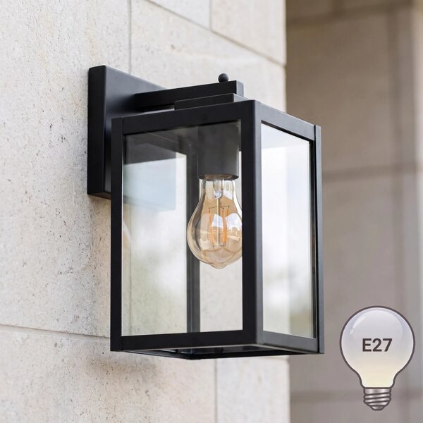 Toolight Fasádne osvetlenie Garden Lucerna JNH038-1G čierne