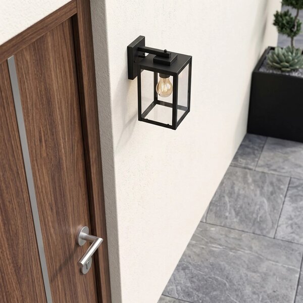 Toolight Fasádne osvetlenie Garden Lucerna JNH038-1G čierne