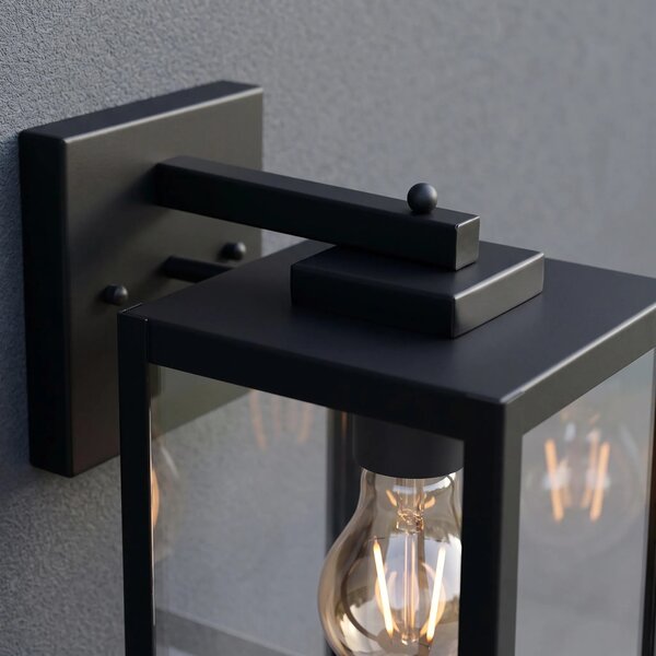 Toolight Fasádne osvetlenie Garden Lucerna JNH038-1G čierne