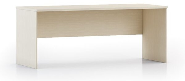 Kancelársky písací stôl INTEGRO, 175x70 cm, breza
