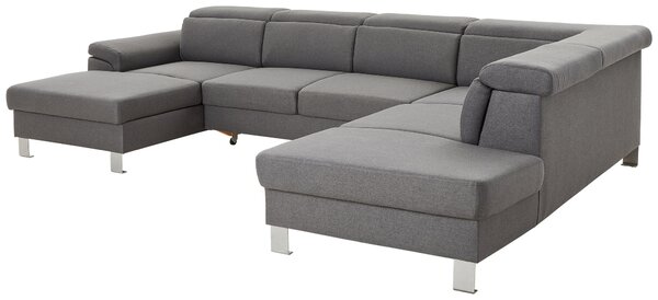 SEDACIA SÚPRAVA, textil, sivá Xora - Sedačky