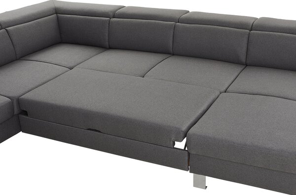 SEDACIA SÚPRAVA, textil, sivá Xora - Sedačky