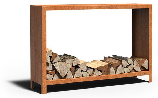 Cortenový drevník FRAME 600 × 400 × 1 800 mm