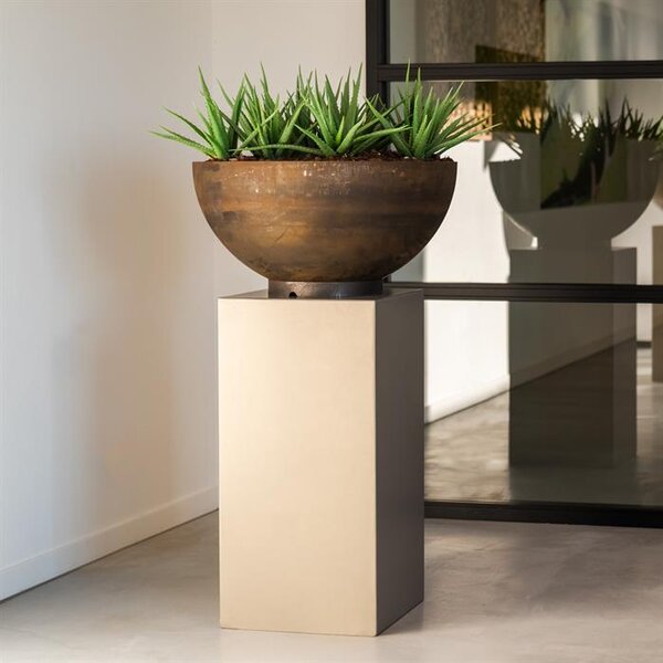 Cortenový kvetináč Bocca Ø 800 x v 410 mm